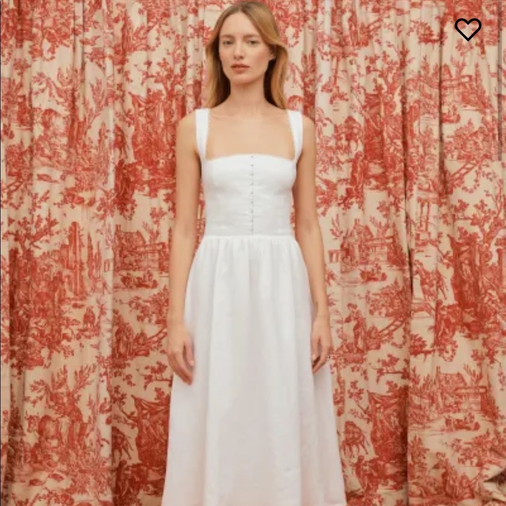 ISO Reformation Tagliatelle Linen Dress